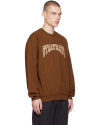 braunes Sweatshirt von Stray Rats