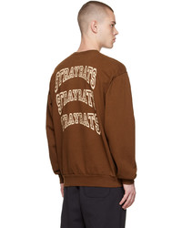 braunes Sweatshirt von Stray Rats