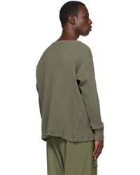 braunes Sweatshirt von Greg Lauren