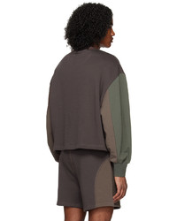 braunes Sweatshirt von Eckhaus Latta