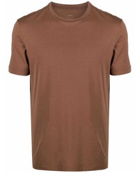 braunes T-Shirt mit einem Rundhalsausschnitt von Altea