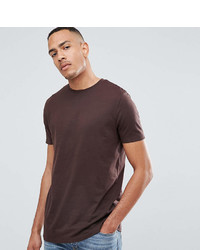 braunes T-Shirt mit einem Rundhalsausschnitt von Asos