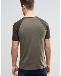 braunes T-Shirt mit einem Rundhalsausschnitt von Asos