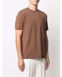 braunes T-Shirt mit einem Rundhalsausschnitt von Altea