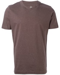 braunes T-Shirt mit einem Rundhalsausschnitt von Eleventy