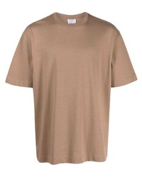 braunes T-Shirt mit einem Rundhalsausschnitt von Filippa K