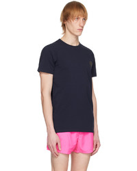braunes T-Shirt mit einem Rundhalsausschnitt von Versace Underwear