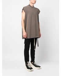 braunes Trägershirt von Rick Owens DRKSHDW