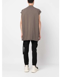 braunes Trägershirt von Rick Owens DRKSHDW