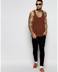 braunes Trägershirt von Asos