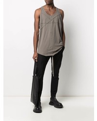 braunes Trägershirt von Rick Owens DRKSHDW