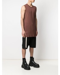 braunes Trägershirt von Rick Owens