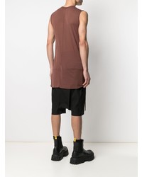 braunes Trägershirt von Rick Owens