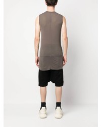 braunes Trägershirt von Rick Owens