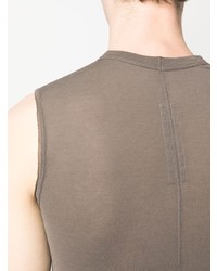 braunes Trägershirt von Rick Owens