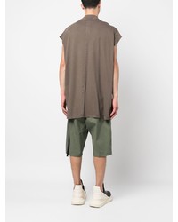 braunes Trägershirt von Rick Owens DRKSHDW