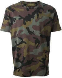 Camouflage T-Shirt mit einem Rundhalsausschnitt