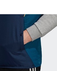 dunkelblaue ärmellose Jacke von adidas Originals