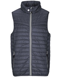 dunkelblaue ärmellose Jacke von BASEFIELD