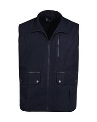 dunkelblaue ärmellose Jacke von Big fashion