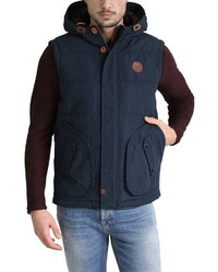 dunkelblaue ärmellose Jacke von BLEND