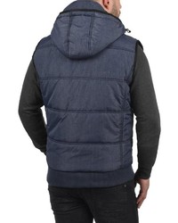 dunkelblaue ärmellose Jacke von BLEND