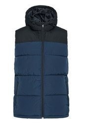 dunkelblaue ärmellose Jacke von BLEND