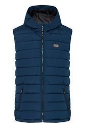 dunkelblaue ärmellose Jacke von BLEND