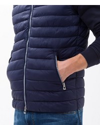 dunkelblaue ärmellose Jacke von Brax