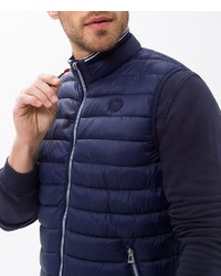 dunkelblaue ärmellose Jacke von Brax