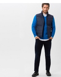 dunkelblaue ärmellose Jacke von Brax