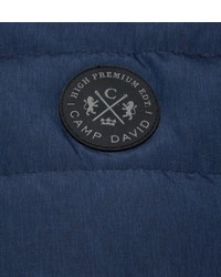 dunkelblaue ärmellose Jacke von Camp David