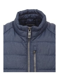 dunkelblaue ärmellose Jacke von Casamoda