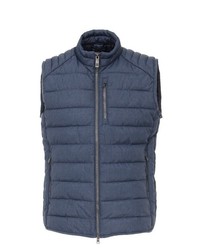 dunkelblaue ärmellose Jacke von Casamoda