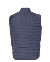 dunkelblaue ärmellose Jacke von Casamoda