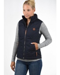 dunkelblaue ärmellose Jacke von DESIRES