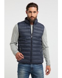 dunkelblaue ärmellose Jacke von Dreimaster