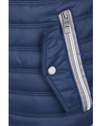 dunkelblaue ärmellose Jacke von DRY LAUNDRY