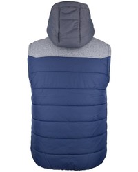 dunkelblaue ärmellose Jacke von DRY LAUNDRY