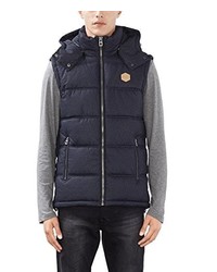 dunkelblaue ärmellose Jacke von edc by Esprit