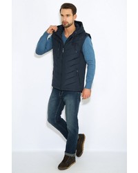 dunkelblaue ärmellose Jacke von FiNN FLARE