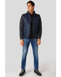 dunkelblaue ärmellose Jacke von FiNN FLARE