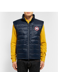 dunkelblaue ärmellose Jacke von Canada Goose