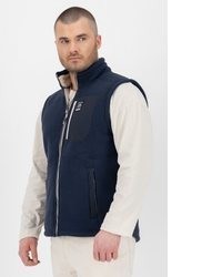 dunkelblaue ärmellose Jacke von LPO