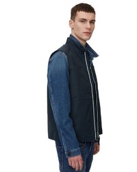 dunkelblaue ärmellose Jacke von Marc O'Polo Denim