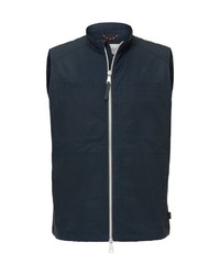 dunkelblaue ärmellose Jacke von Marc O'Polo Denim