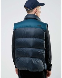 dunkelblaue ärmellose Jacke von The North Face