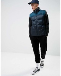 dunkelblaue ärmellose Jacke von The North Face