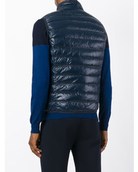 dunkelblaue ärmellose Jacke von Ea7 Emporio Armani