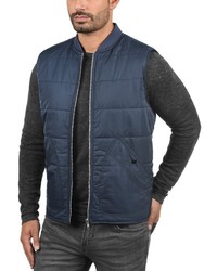 dunkelblaue ärmellose Jacke von Produkt